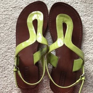 Merona green sandals